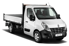 Car Hire Godalming - White 3.5 Tonne Folkestone Tipper Transit - Van hire Godalming